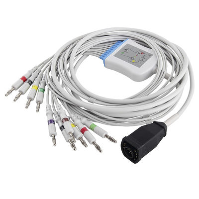 Zoll EKG Kablosu E/M Serisi ve Kurşun Teller IEC 4.0 Muz Konnektörü