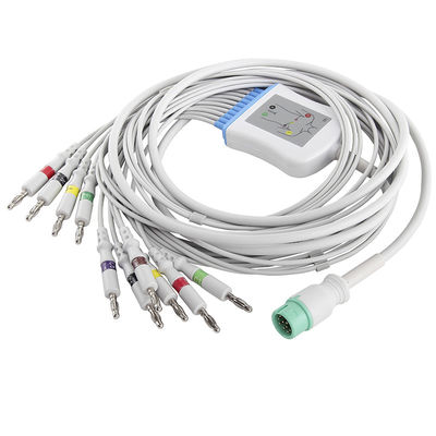 Comen M2461A EKG Kablosu ve Kurşun Teller IEC 4.0 Muz Konnektörlü EKG Kablosu