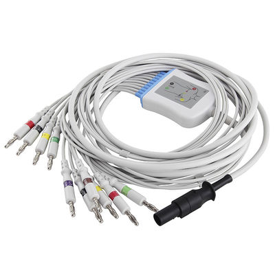 Mortara EKG Kablosu 60-00180-01 Kurşun Teller IEC 4.0 Muz Konnektörü