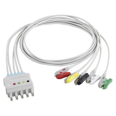 P-Hilips M1625A 989803104521 EKG Kurşun Telleri 6 Kurşun Kablo IEC Klipsi MP 20 IntelliVue MX800