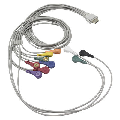 Vasomedical Biocare Holter EKG Kablosu ve Leadwires 10 uçlu kablo