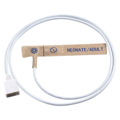 ISO13485 Datex Tek kullanımlık SpO2 Sensörü Yetişkin / Yeni Doğan Döşeme Kumaş