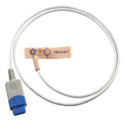 Datex Ohmeda 9pin TS-AF-25 Tek Kullanımlık Yetişkin Yenidoğan Cilt Streç Kumaş Tek Kullanımlık SpO2 Probu