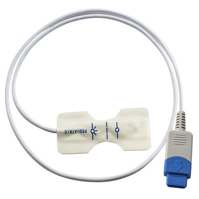 Datex Ohmeda TS-PAW-25 TS-PAW-10 Pediatrik Spo2 Sensörü Beyaz köpüklü Tek kullanımlık SpO2 probu