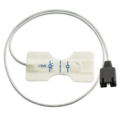 Beyaz köpüklü bir kere kullanımlık SpO2 Sensörü DB9 9Pin Rad-7 Rad-8 85CM için