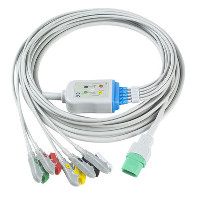 Mindray Datascope EKG Kablosu ve Kurşun Teller 5 Kurşunlu IEC Klipsi TPU EKG Kablosu