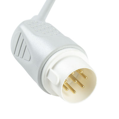 P-hilips 8Pin EKG Kabloları ve Kurşun Teller 3 Kurşunlu M1735A Geçmeli EKG Kablosu