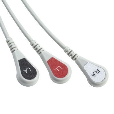 P-hilips 8Pin EKG Kabloları ve Kurşun Teller 3 Kurşunlu M1735A Geçmeli EKG Kablosu