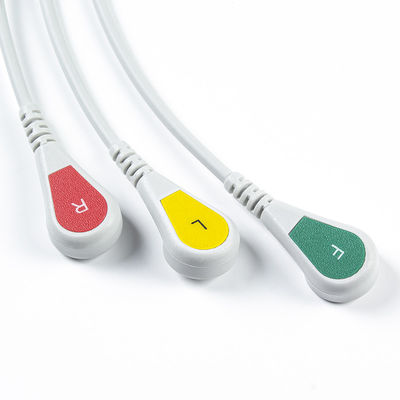 Nihon Kohden EKG Kabloları ve Kurşun Telleri CB-72353P 11pin OEC-6102A Konnektör EKG Kablosu 3 Uçlu IEC geçmeli
