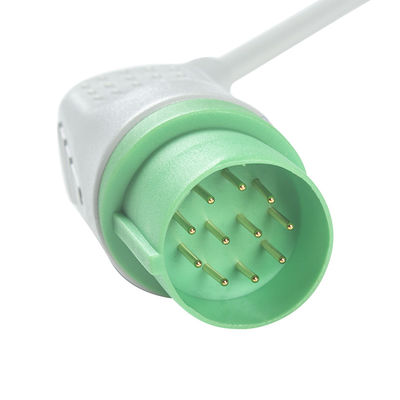 Nihon Kohden TEC-7631C EKG Kabloları ve Kurşun Teller 11pin Konnektör EKG Kablosu 5 Kurşunlu IEC Snap