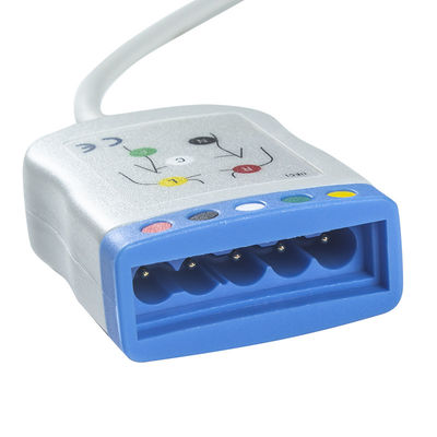 Datascope/Maquet/Getinge 12 Pin EKG Kök Kablosu EKG'ye 5 Kurşun Kablosu IEC AHA Tek Pin EKG Kurşun Kabloları