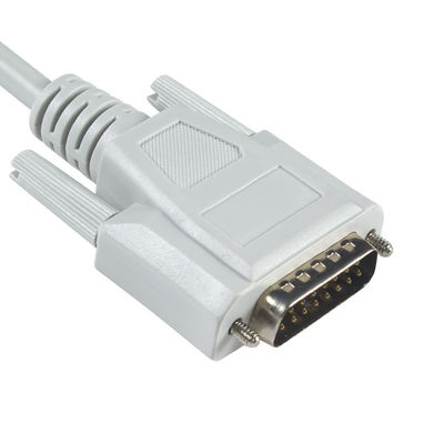 Carewell 1101 1103 EKG Kablosu DB15Pin EKG Kablosu ve Kurşun Telleri IEC