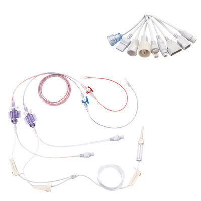 MEDEX MD Çift Çift Tip Tek kullanımlık IBP Transducer IBP Adaptör Kablosu için Kan Basıncı Transducer