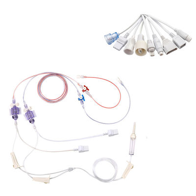 Utah UT P01733 Çift Çift Tip Tek kullanımlık IBP Transducer IBP Adaptör Kablosu için Kan Basıncı Transducer
