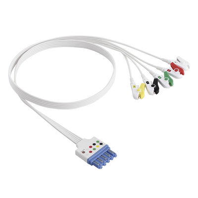 P-Hilips 989803174211 989803173131 Tek Kullanımlık 5 Uçlu EKG Kablosu Tutucu Klipsi Din DG Stili IEC