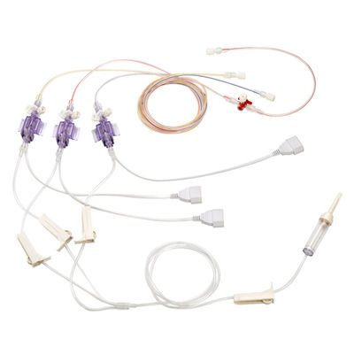 PVB PB Terner Tip Tek kullanımlık IBP Transducer IBP Adaptör Kablosu için Kan Basıncı Transducer