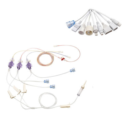 Tek kullanımlık IBP Transducer Kan basıncı transducer Abbott Ternary Tipi