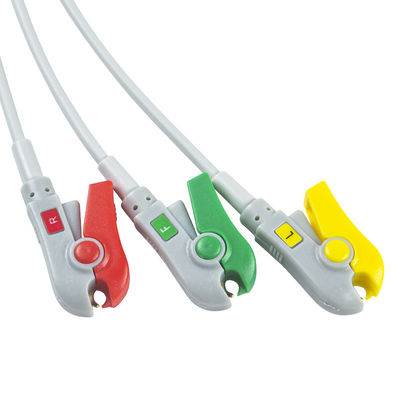 Fukuda DS-8100 EKG Kurşun Telleri 3 Kurşun Kablo IEC Klipsi Hasta Tespiti