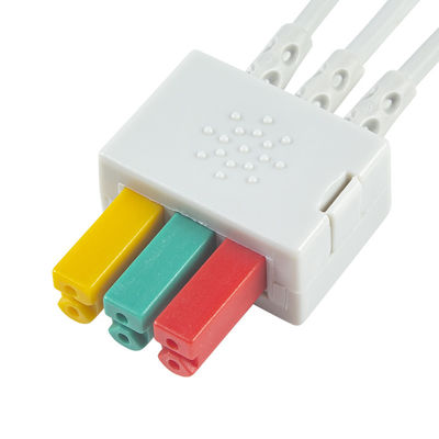 Fukuda DS-8100 EKG Kurşun Telleri 3 Kurşun Kablo IEC Klipsi Hasta Tespiti