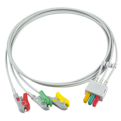 Fukuda DS-8100 EKG Kurşun Telleri 3 Kurşun Kablo IEC Klipsi Hasta Tespiti