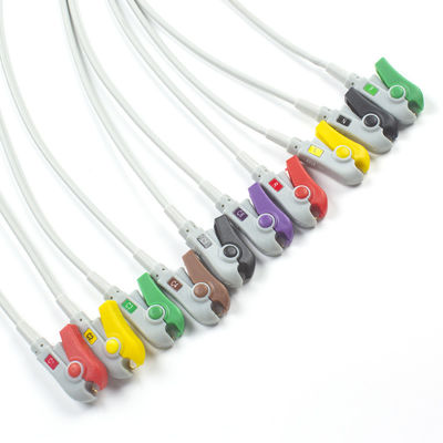 Banana Needle To Clip EKG Adaptörü Pigtail Adaptörleri 3.00MM IEC EKG Elektrot Bağlayıcısı