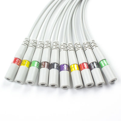 Banana Needle To Clip EKG Adaptörü Pigtail Adaptörleri 3.00MM IEC EKG Elektrot Bağlayıcısı