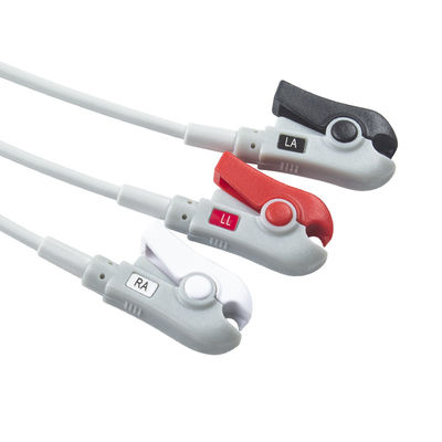 Artema için S&W uyumlu Doğrudan Bağlantı EKG Kablosu ve Kurşun Kabloları 3Lead AHA Grabber