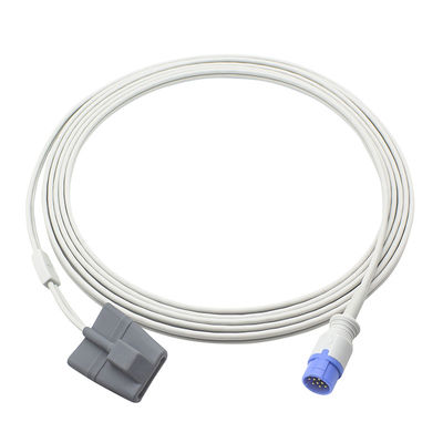 Schiller Truscope SpO2 Sensörü Klasik Mini II III Dijital 12Pin Yetişkin Yumuşak ucu SpO2 Sonda Kablosu