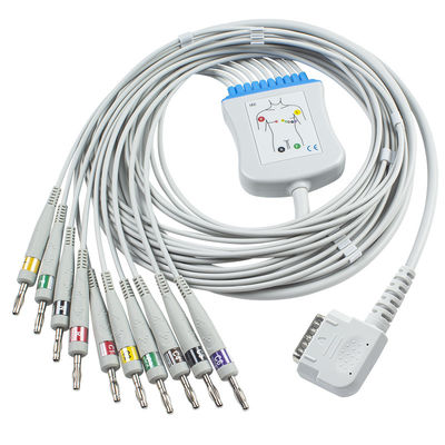 Kenz EKG Kablosu K131 Muz 4.0 Kablosu 108 109 110 1210 1211 601 Cardico 302 IEC Doğrudan Bağlantılı EKG kablosu