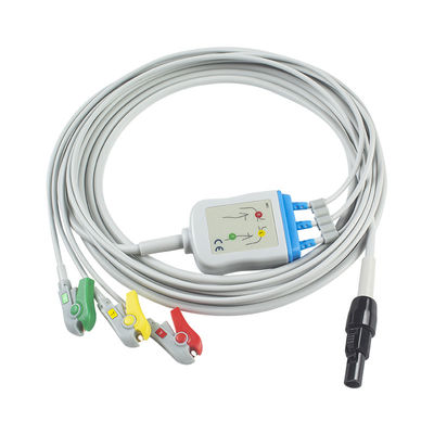 Welch allyn Propaq LT EKG Kabloları ve Kurşun Kabloları Hasta kablosu 3 Kurşun EKG Kurşun kablosu 008-0879-00 IEC Snap