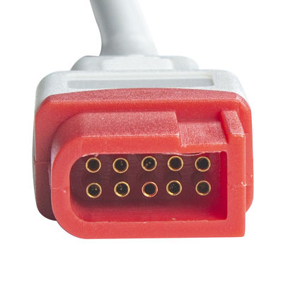 Uzay Laboratuvarları Dikdörtgen 10Pin To Round 6Pin IBP Adaptör Kablosu IBP Uzantı Kablosu 0.3 Metre
