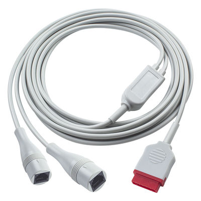 GE IBP Adaptör Kablosu 2*Ph-Ilips 4pin IBP Uzantı Kablosu 350cm Klinikler / Hastaneler için