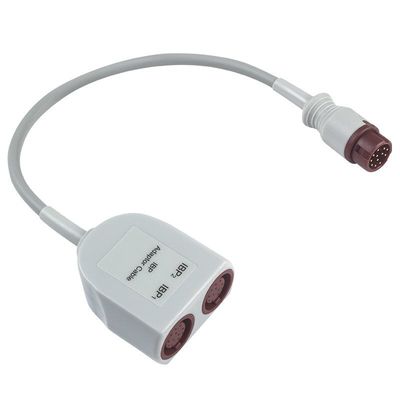 P-Hilips Çift IBP Adaptör Kablosu, 12 Pinli Bağlantı ile, 0.3 Metre Uzunlukta ve TPU malzemesi tıbbi kullanım için