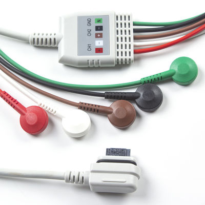 EKG Kablosu 5Lead Holter GE Seer EKG 2008594-001 GE SEER LIGHTR için uyumlu kablo