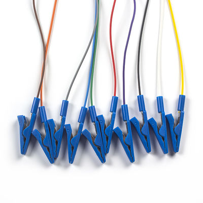 3.5 Mono Plug To Grabber Connector EEG Kapak Kablosu Sız EEG Elektrot Bağlantısı için