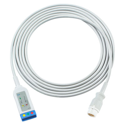 PH EKG gövde kablosu EDG tarzı 3lead Leadwires Kablo 1.30M-43100A