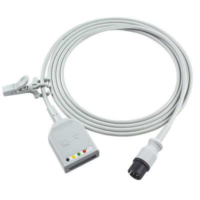 Mindray Datascope AAMI 6Pin Bağlantısı 5Lead EKG Trunk Adaptörü Kablosu 0010-30-12377 EV 6102 EKG Uzantı Kablosu Euro Stili