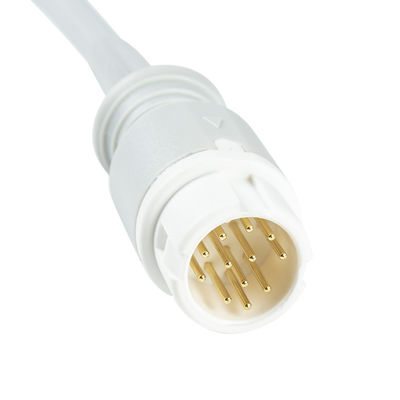 PH 12Pin EKG gövde kablosu Phil-ips Din Style 3lead kablosu 1.30M