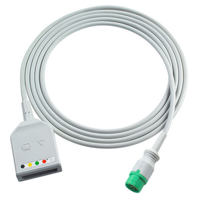 Biolight 12 pin EKG Adaptörü Kablosu EKG Kablosu M7000 M8000A M8500 M9500 EKG Uzantı kabloları