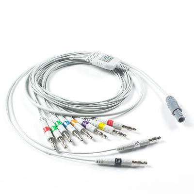 Welch Allyn EKG Kablosu AHA Banana için uyumlu PCR 100 Dinlenme EKG, SE-PRO-600 Kardioperfect Pro Kaydedici