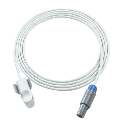 Nabız oksimetresi kablosu yükselen SpO2 sensörü 3.0M 5Pin CMS60C,RPM9000C Pediatrik için