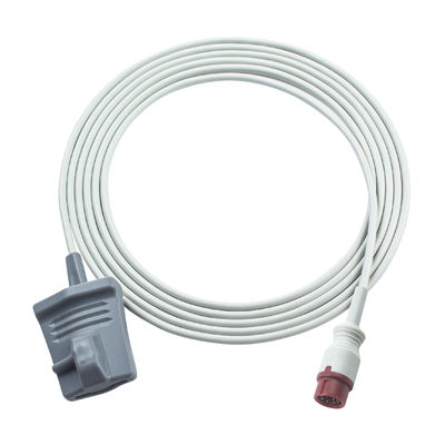 Uyumlu Biolight S12 Yetişkin Kauçuk ucu SpO2 Sensörü Biolight M12 S M Serisi 9Pin 3.0M