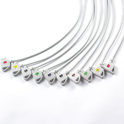 Uyumlu P-hilips Trim 10Lead EKG Kablosu IEC PageWriter Trim I, PageWriter Trim II için Snap