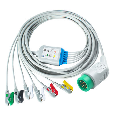 Uyumlu Medtronic Lifepak 20e 6Lead EKG Kablo IEC Grabber For For Lifepak 12 20e 15 120