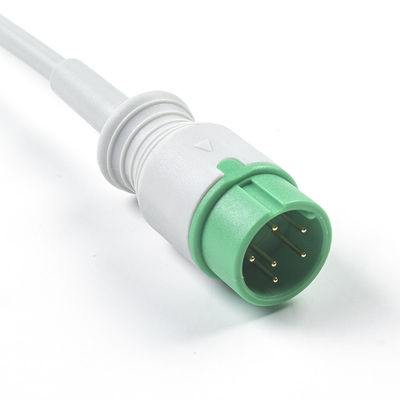 Gri IVY 5Lead EKG Kablosu AHA Snap 1m 3.0 çapı