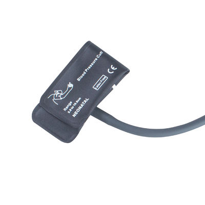 Yeni Doğanlar için NIBP Manşet Mesanesiz Tek Tüp 5.8-10.8cm Naylon Manşet