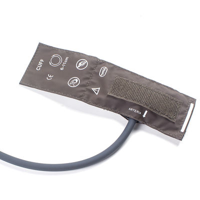 Çanta Ambalaj Yeni doğanlar NIBP Manşet Tek tüp 6-11cm TPU Manşet Kahverengi