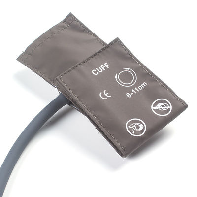 Çanta Ambalaj Yeni doğanlar NIBP Manşet Tek tüp 6-11cm TPU Manşet Kahverengi