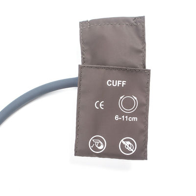 Çanta Ambalaj Yeni doğanlar NIBP Manşet Tek tüp 6-11cm TPU Manşet Kahverengi