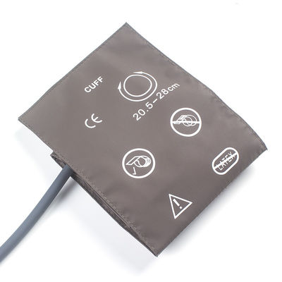 Pediatrik NIBP Manşet Tek tüp 14-21.5cm TPU Manşet Kahverengi M1572A 989803104151